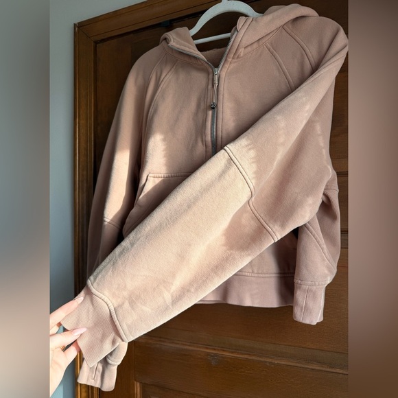 Lululemon Scuba Oversized Half-Zip Hoodie in Pink Clay - Picture 5 of 9
